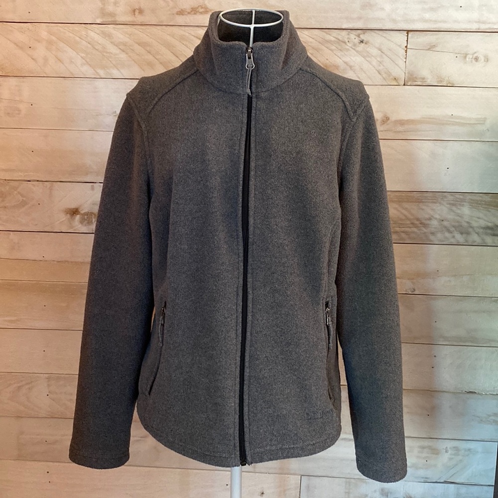 Women’s XS L.L. Bean Grey Fleece Zip Up